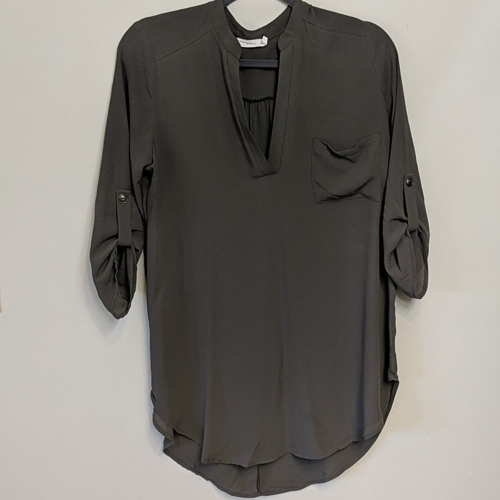 Olive Green Tunic Shirt